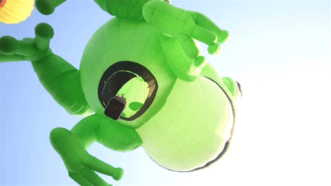 全美最大100只热气球新泽西腾空 咋着落呢?