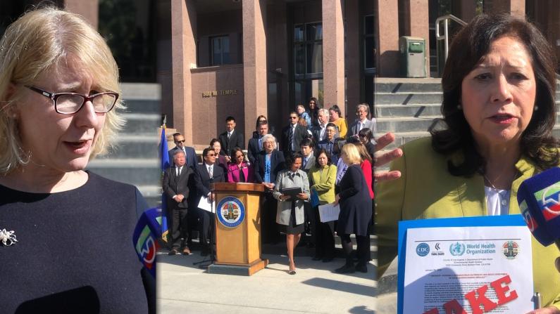 “流行病是全人类的悲剧！” 洛杉矶郡政府与亚太裔各界举行反歧视倡议会