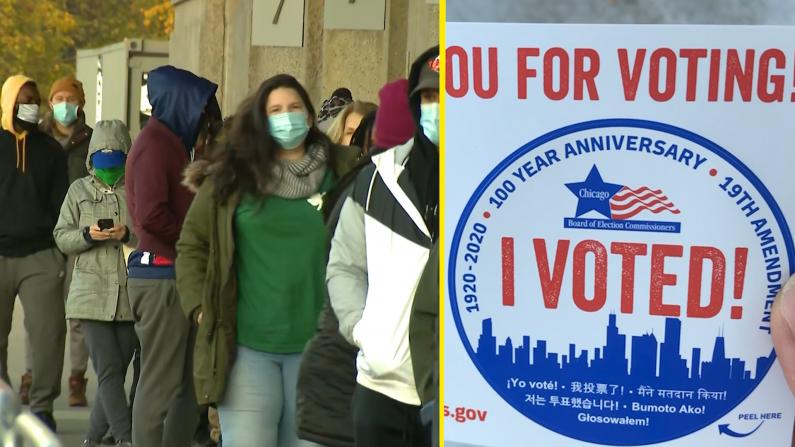 芝加哥投票热 华人：第一次参加总统选举