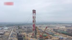 4606吨！亚洲最重塔器在广东揭阳吊装成功