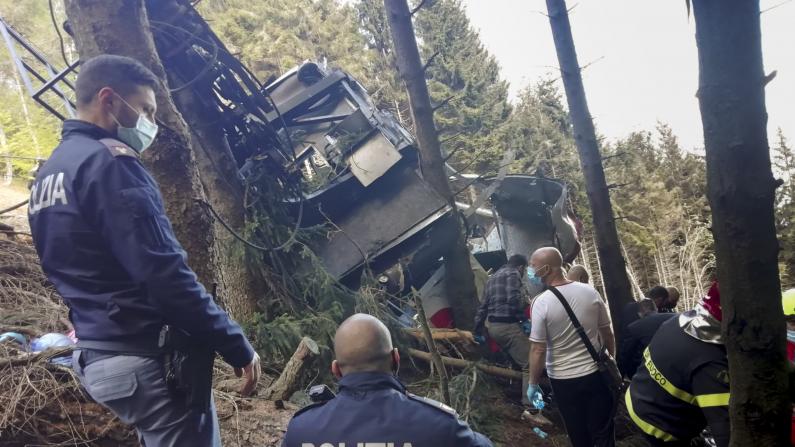 13人死亡！意大利北部高山缆车发生坠落事故