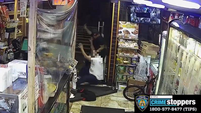 65岁店员遭拳打脚踢棍棒殴头 纽约曼哈顿华埠附近再发暴力劫案