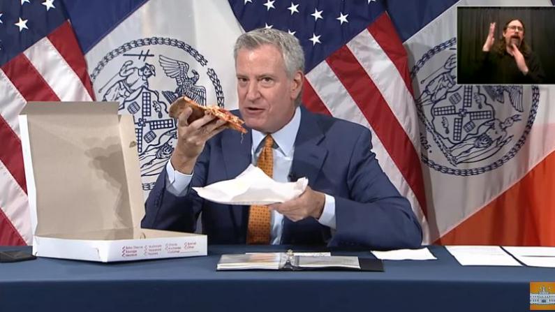 推广排名选择投票出这招 纽约市长又“吃播”了