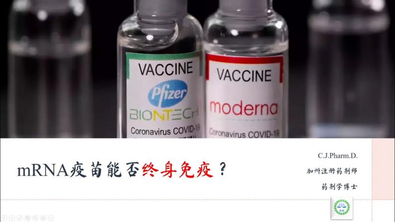 【医痴的木头屋】新冠杂谈 - mRNA疫苗能终身免疫吗？