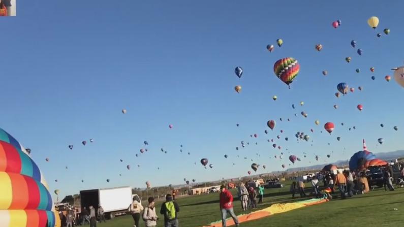 【硅谷生活】圆梦！上千热气球同时升空 一生一定要看一次的盛况