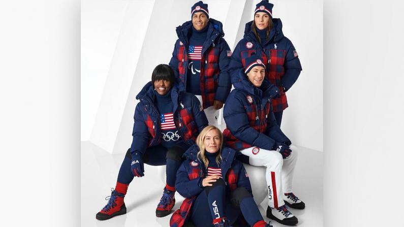 拉夫劳伦品牌发布美国队冬奥制服 回收材料全美国制造