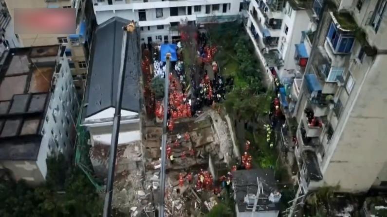重庆武隆食堂坍塌事故营救持续 近11小时后又发现生还者