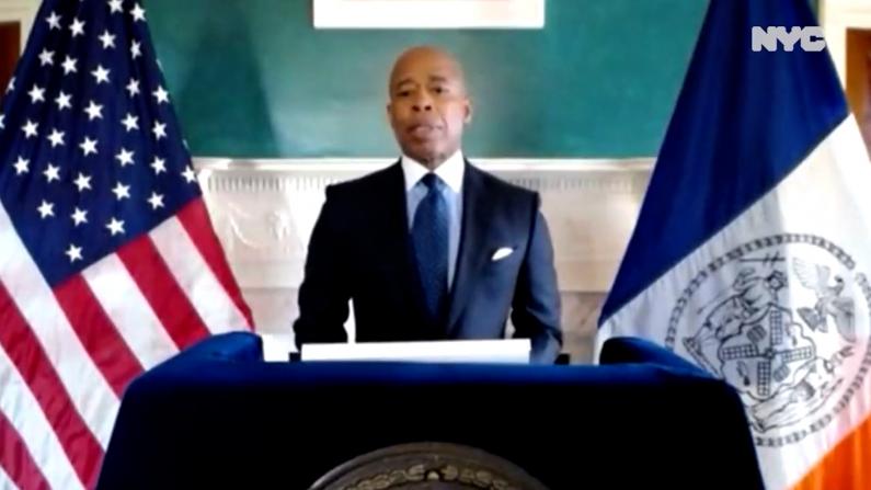 纽约市长新冠隔离期发表视频讲话：不允许任何人威胁纽约客