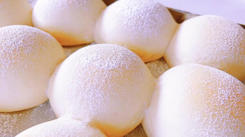 【Lychee Girl】冰激凌口感面包，日本冰面包的做法！