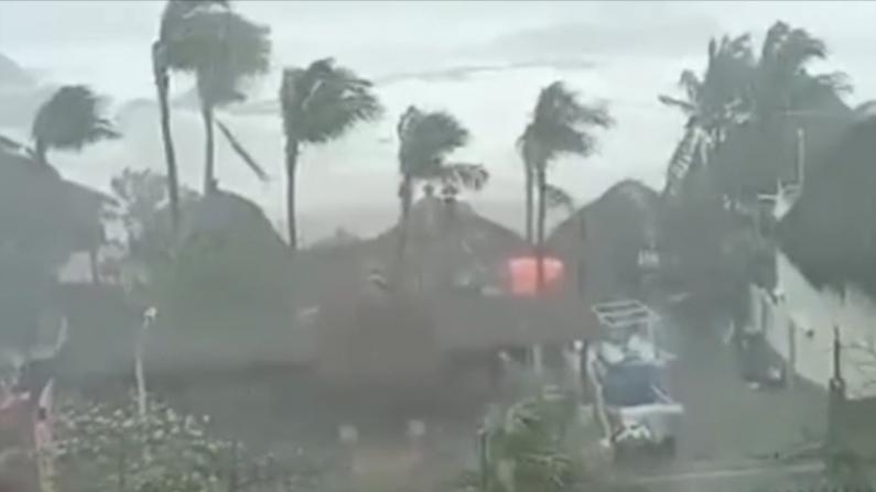 今年飓风季首个飓风登陆墨西哥 创5月登陆强度最大纪录
