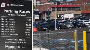 纽约法拉盛大停车场对公众开放了一半 民众：缴费复杂 价格高