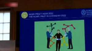 2022年诺贝尔化学奖揭晓 3位科学家分享奖项