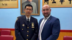 纽约华社警局迎来华裔局长和总探长