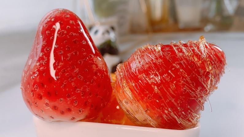 草莓糖葫芦的DIY做法