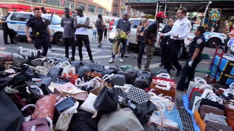 警方在曼哈顿华埠查获$3500万假冒产品