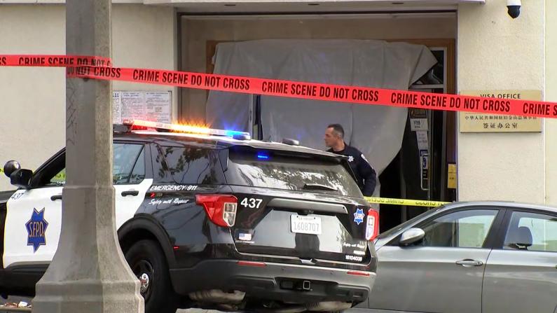 中国驻旧金山总领馆遭汽车冲撞 司机被击毙