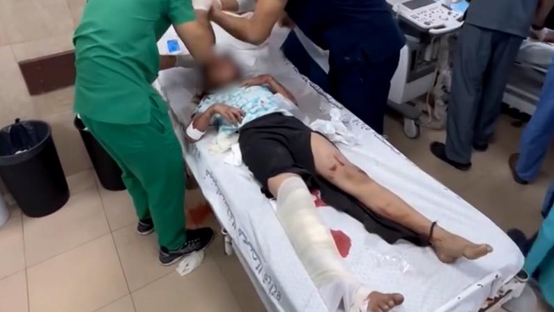 加沙医院超负荷 儿童伤亡成重灾区