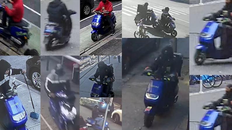 警惕！曼哈顿多起摩托车劫案 专抢女性项链
